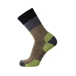 Point6 Hiking Block Stripe Light Crew Socks - Unisex By Point6