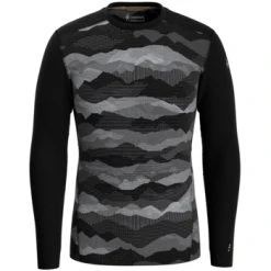 Smartwool Classic Thermal Merino Base Layer Pattern Crew Top - Men's By Smartwool
