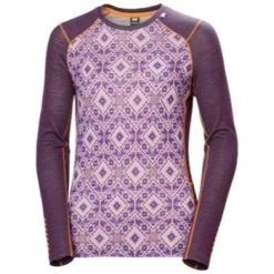 Helly Hansen Lifa Merino Midweight Graphic Crew Top - Women's By Helly Hansen